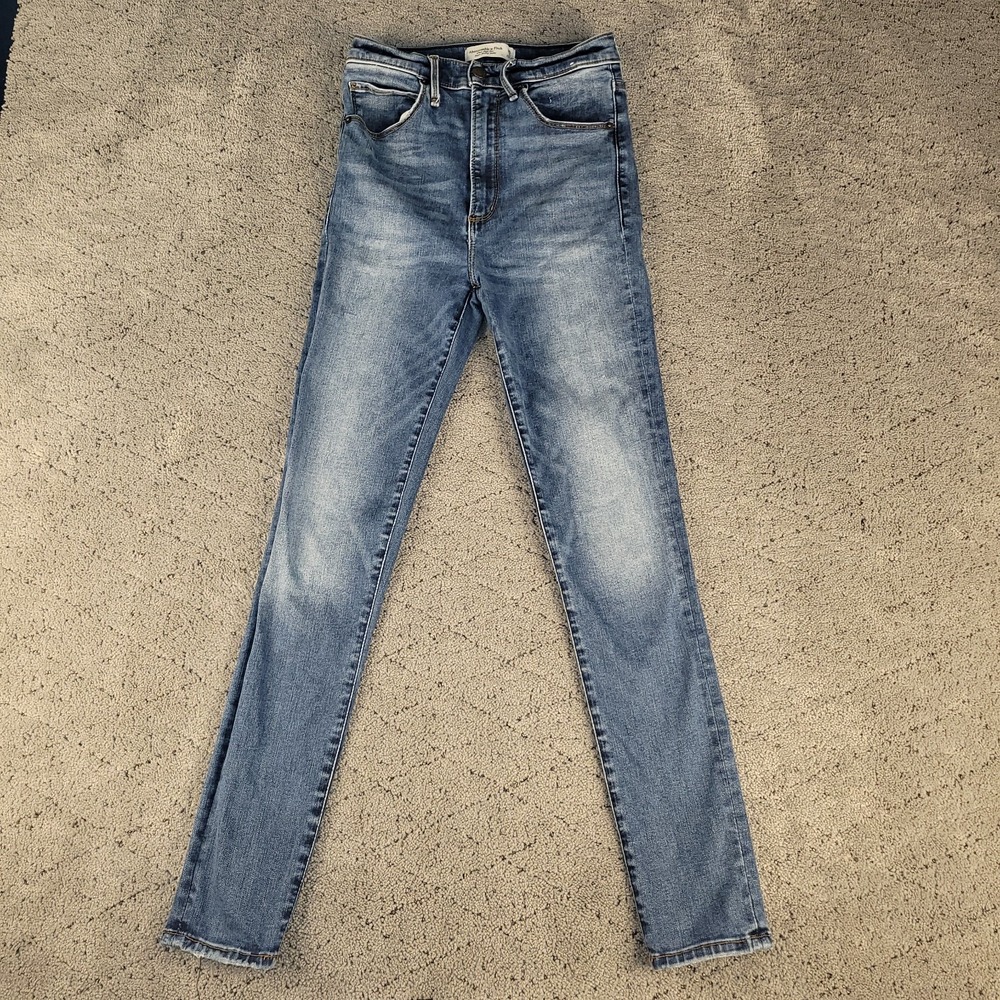 Abercrombie & Fitch Jeans Womens 2L Long‎ Ultra High Rise Super Skinny Ankle